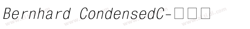 Bernhard CondensedC字体转换